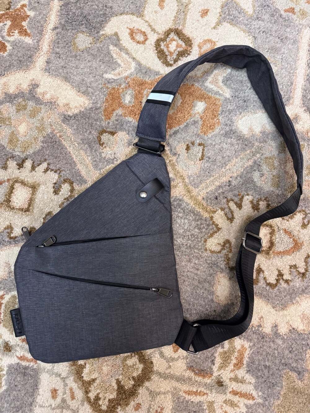 Waterproof Crossbody Sling Shoulder Bag IPNG Grey.